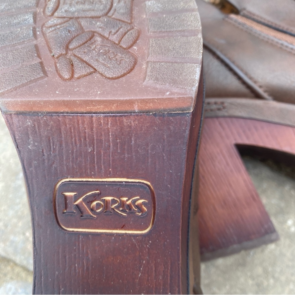 Gently worn 😍Korks kork-ease Robin clogged heeled bootie - Picture 10 of 14